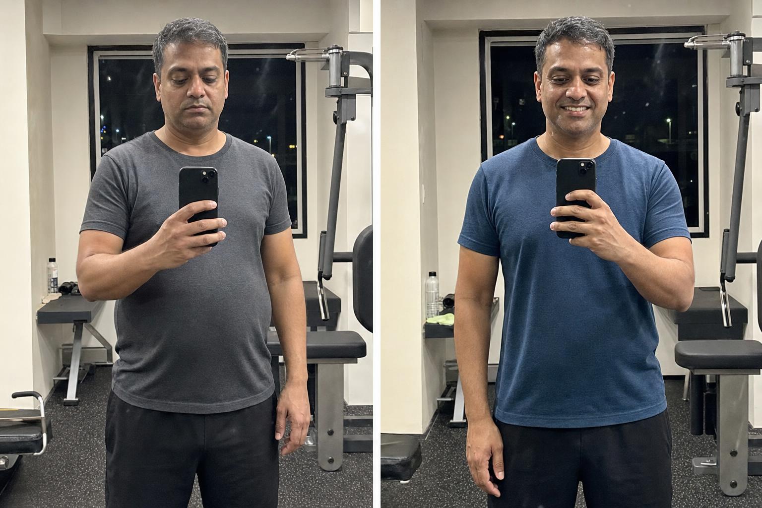 Before and after: Dev