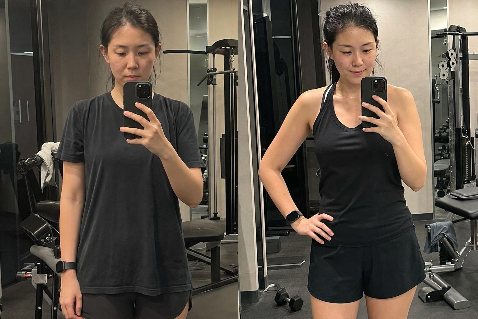 Before and after: Rachel