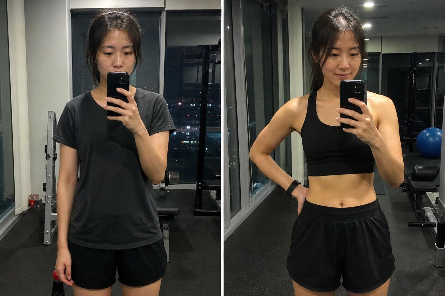 Before and after: Yi Ling