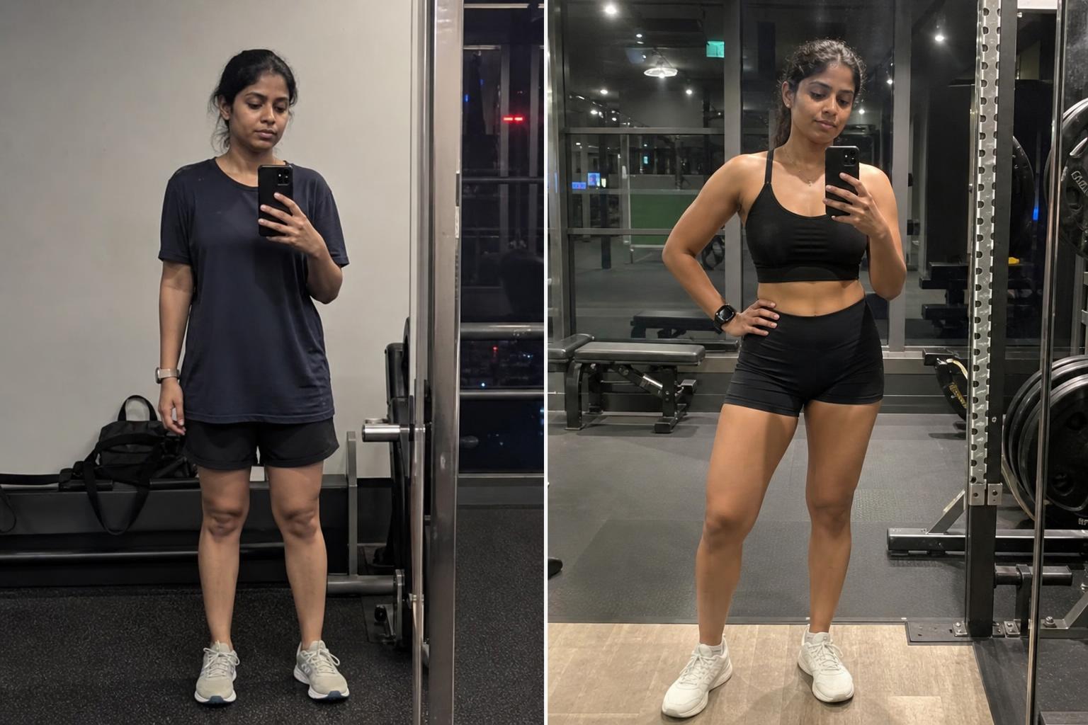 Before and after: Priya